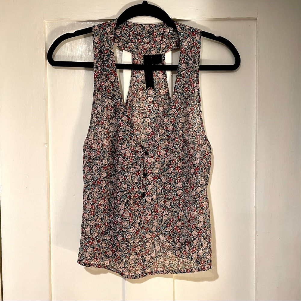 Petticoat Alley Sheer Racerback Tank